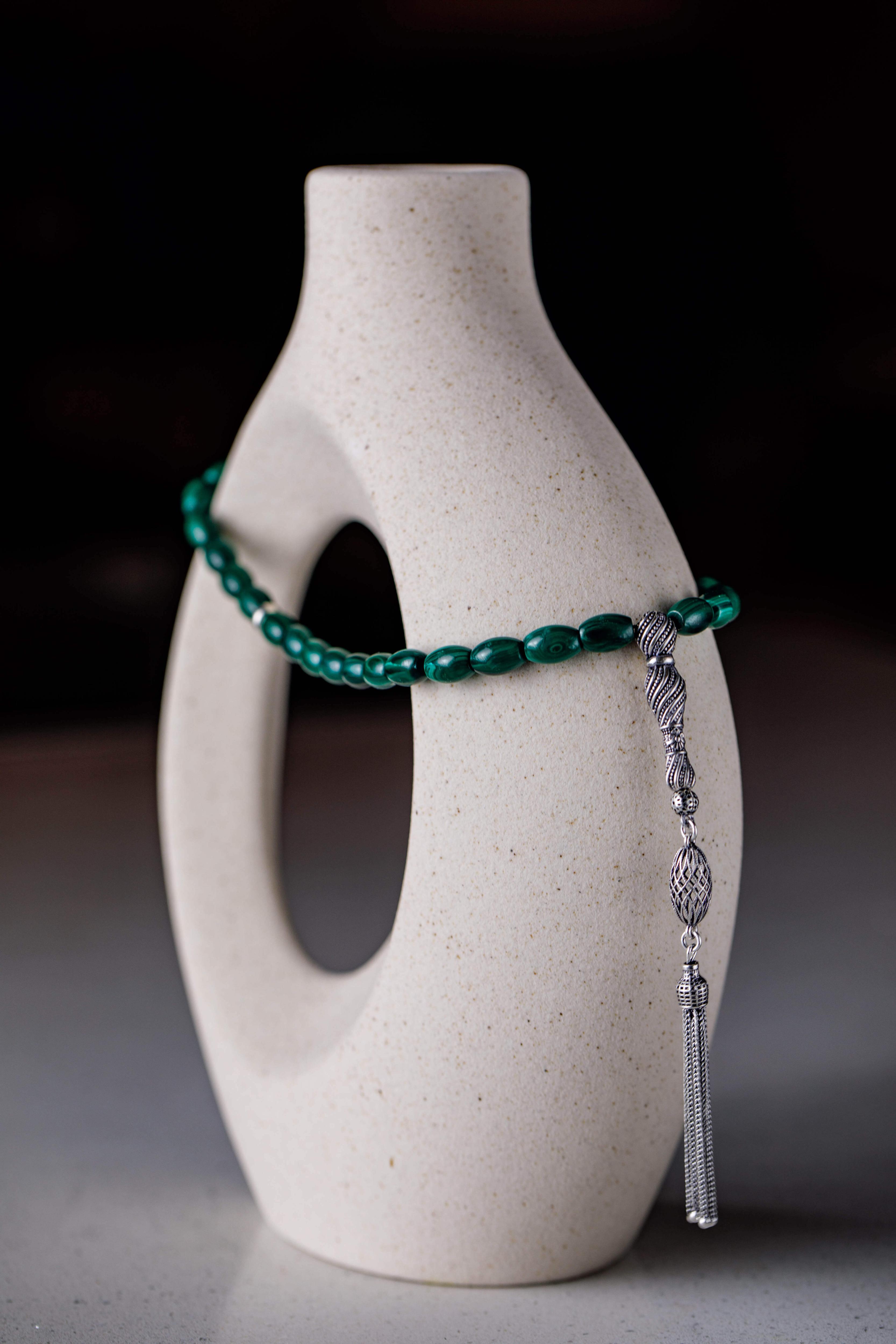 Serenity 33 - Malachite Prayer Beads