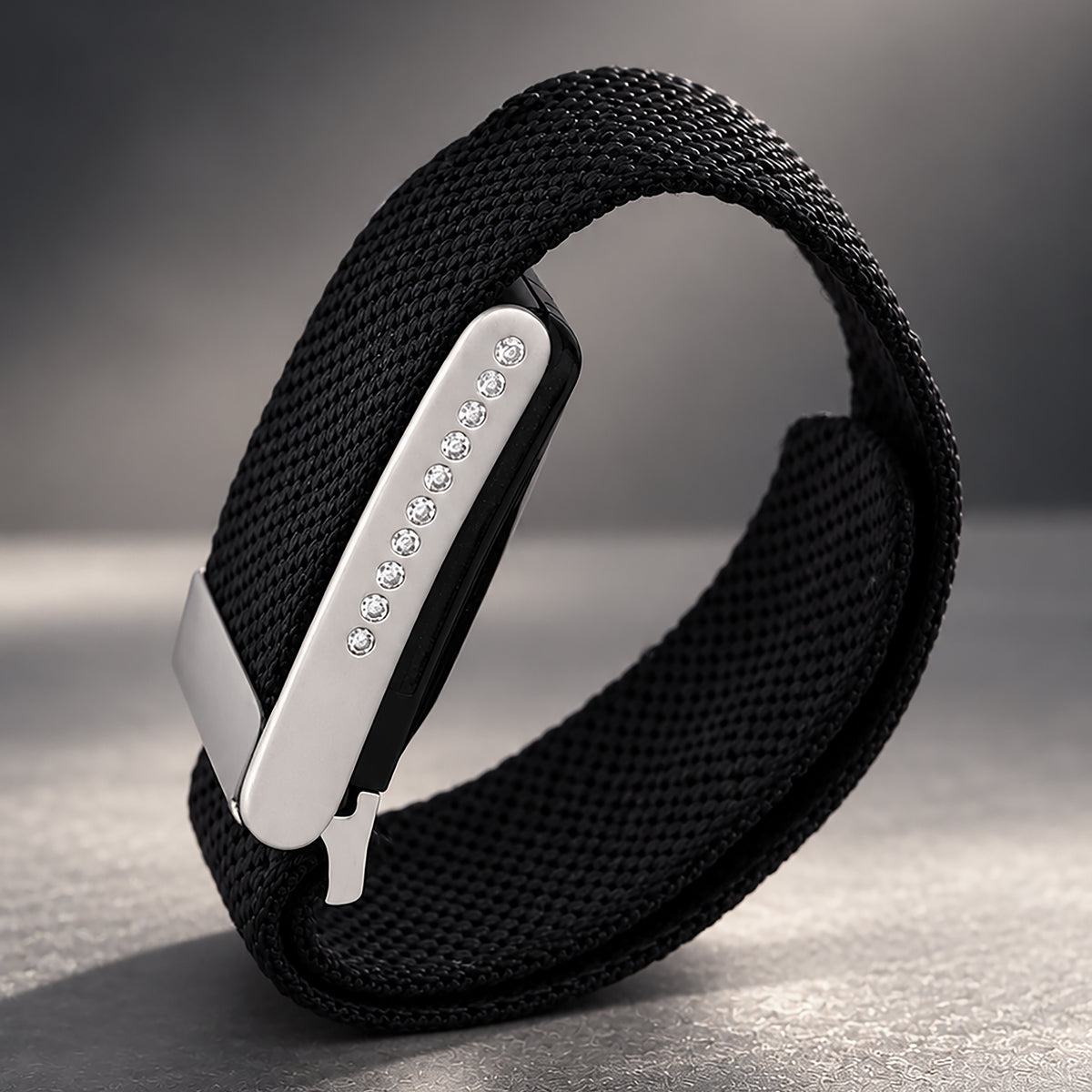 Linea Cover for WHOOP® 5.0 / MG | Sterling Silver & Lab-Grown Diamond