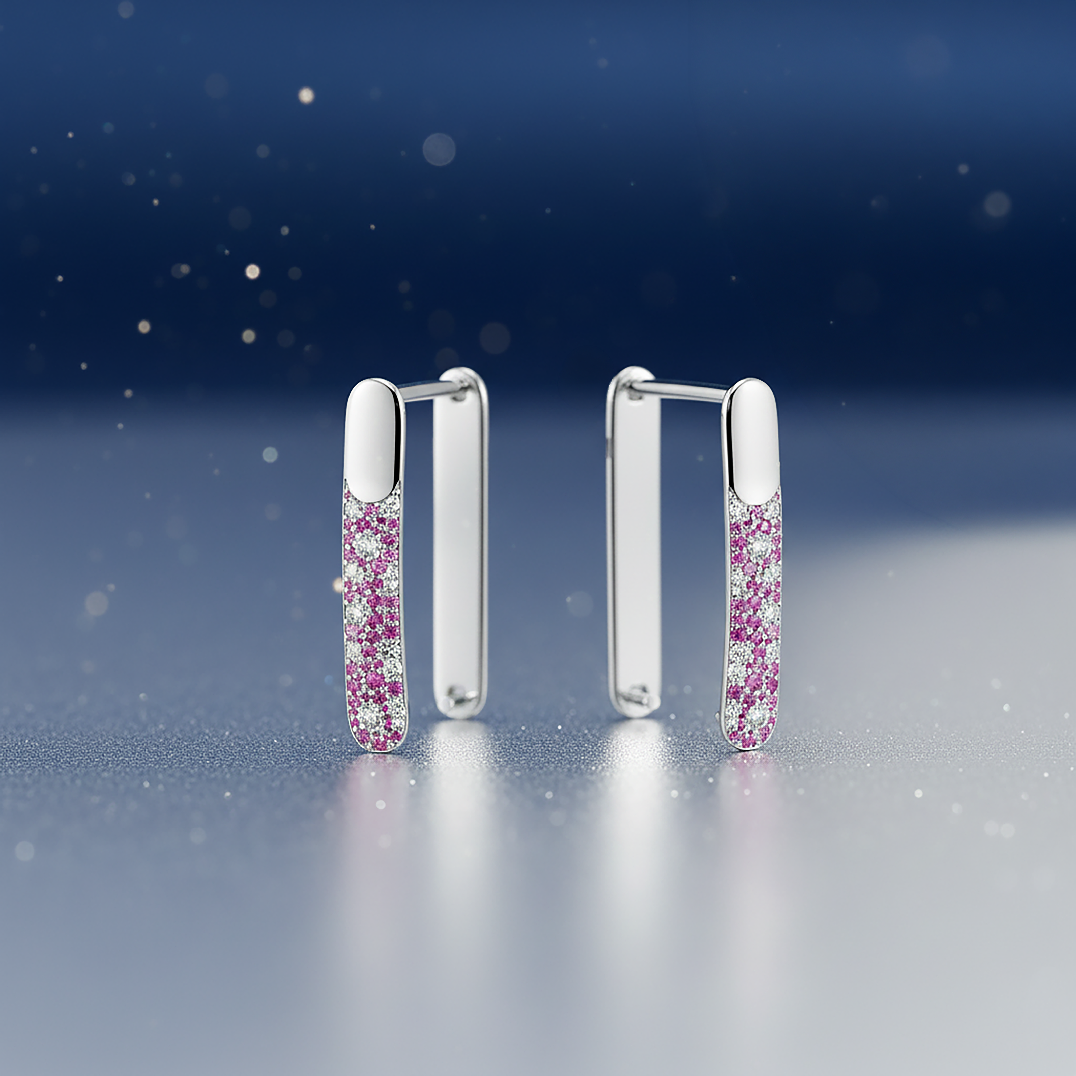 Custom WHOOP Bracelet (White Gold & Diamonds & Pink Sapphires) – Made to Order in the UAE