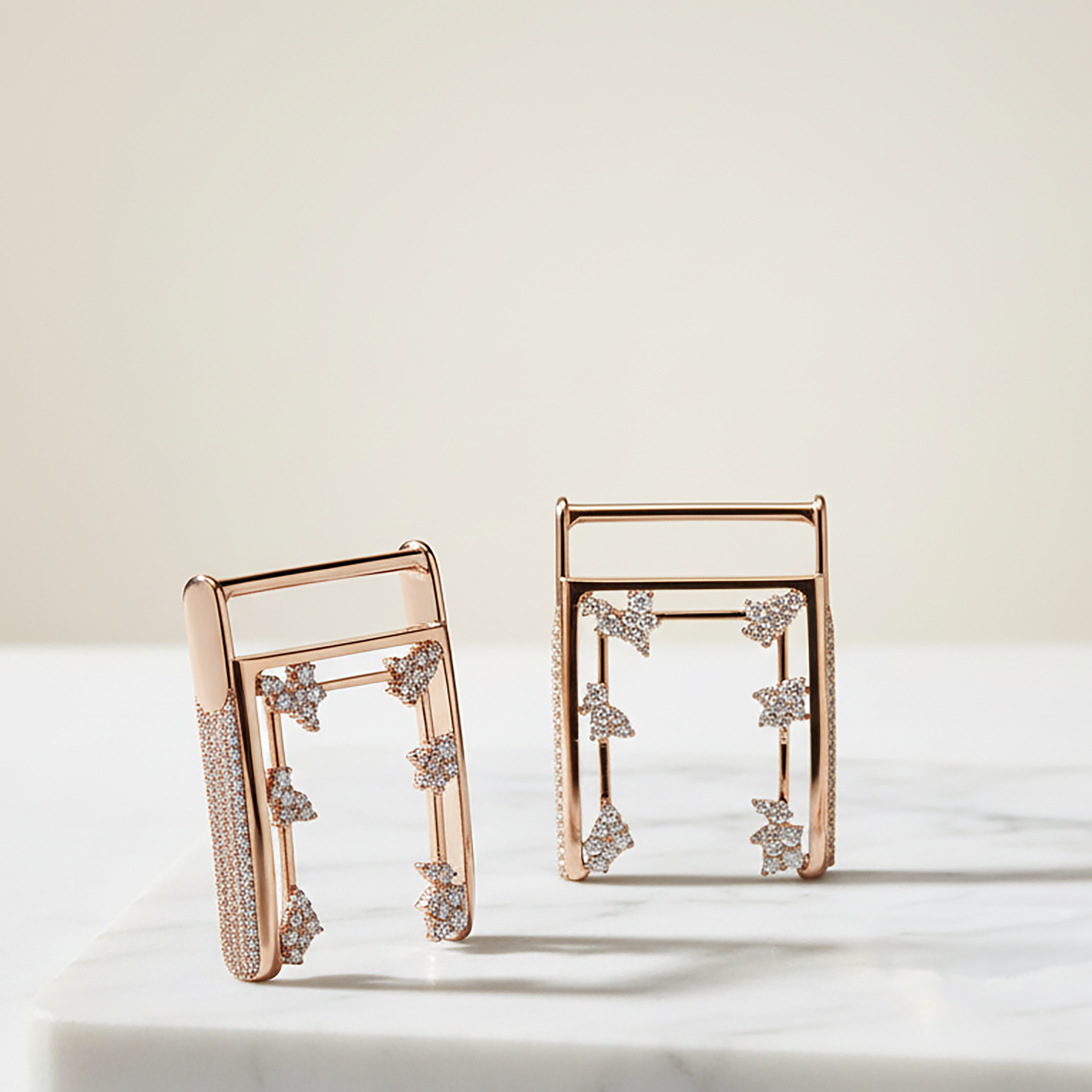 Custom WHOOP Bracelet (Rose Gold & Diamonds) – Made to Order in the UAE