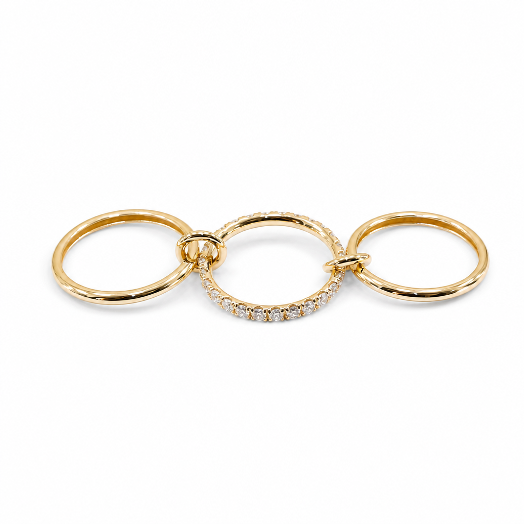 Interlinked Diamond Ring