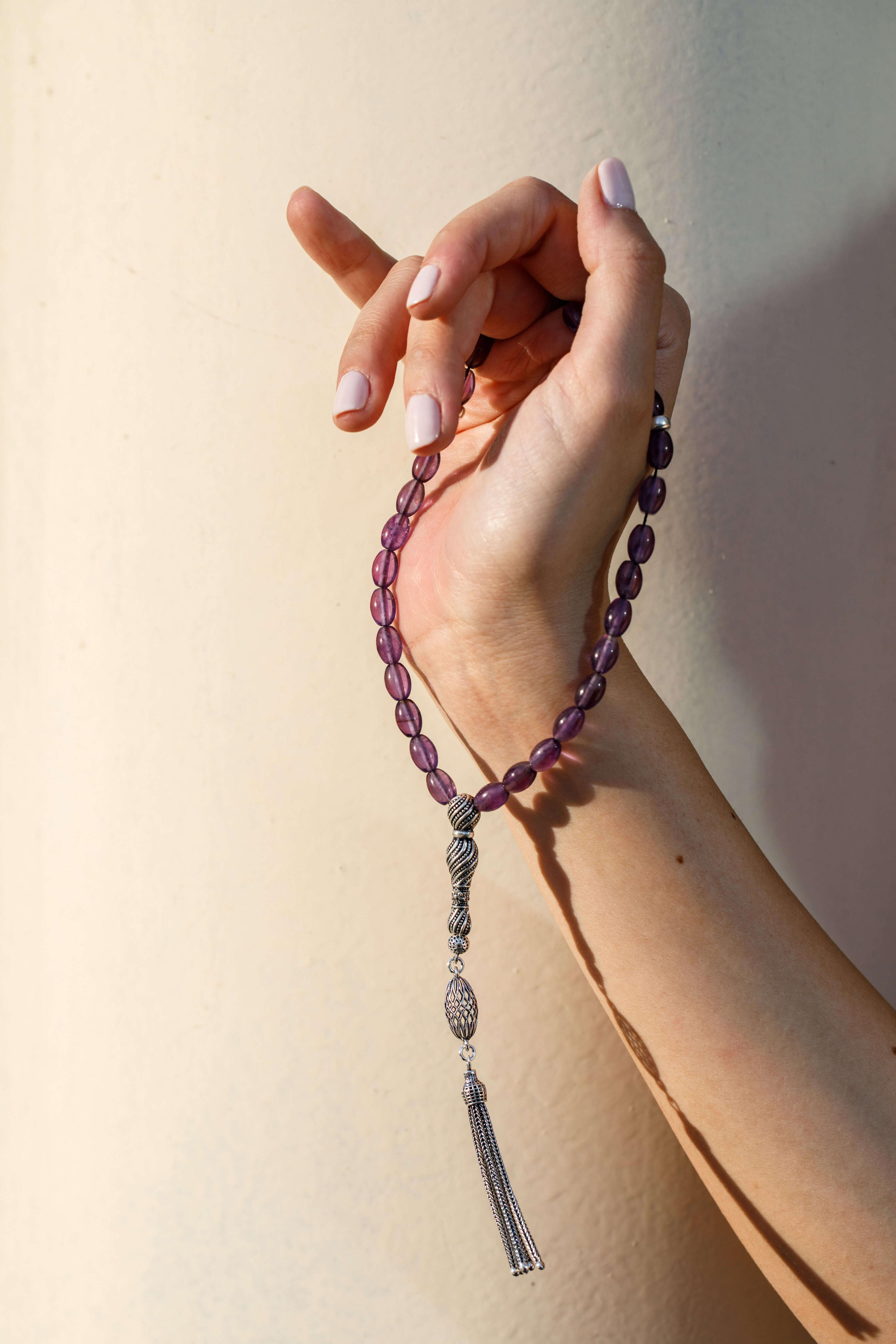 Serenity 33 - Amethyst Prayer Beads
