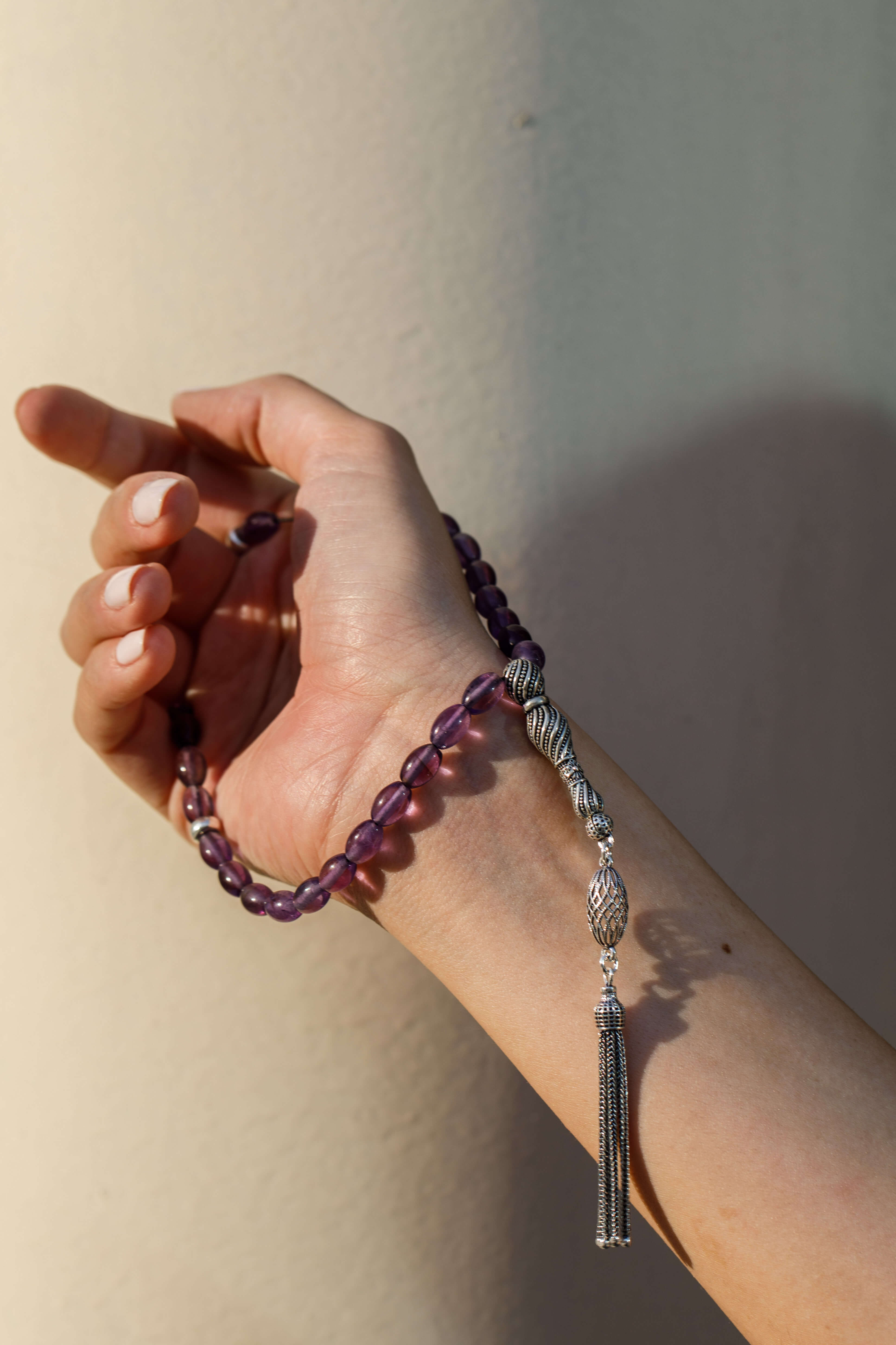 Serenity 33 - Amethyst Prayer Beads