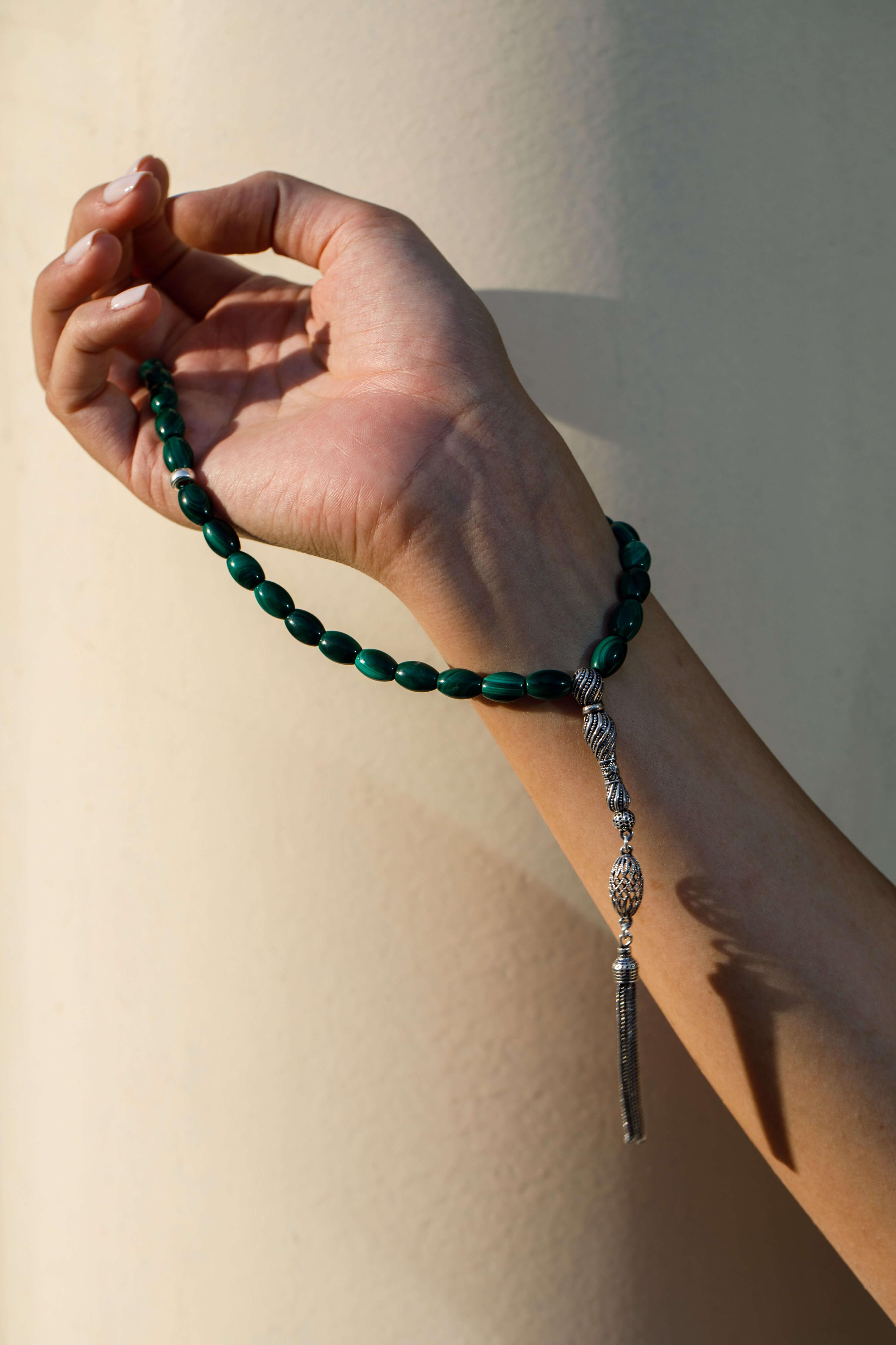 Serenity 33 - Malachite Prayer Beads